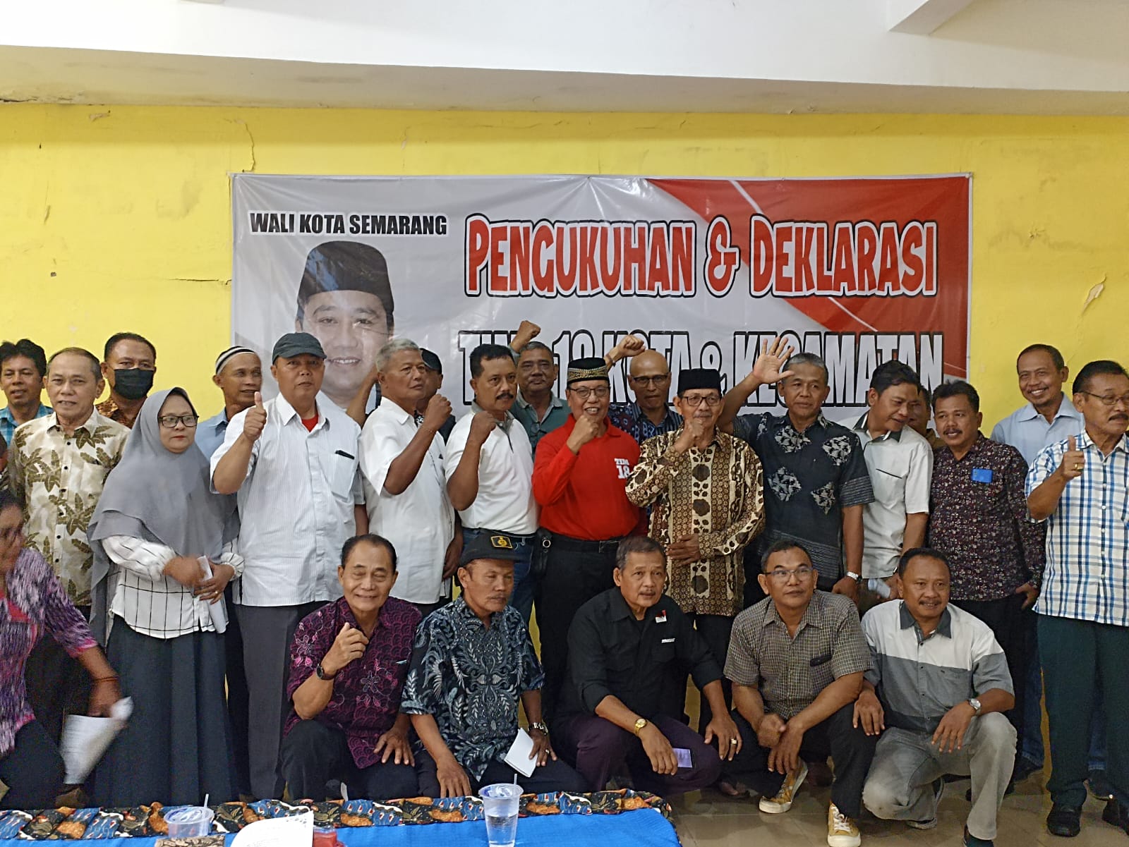 Tim 18 Deklarasi Dukung Iswar Aminuddin Jadi Walikota Semarang