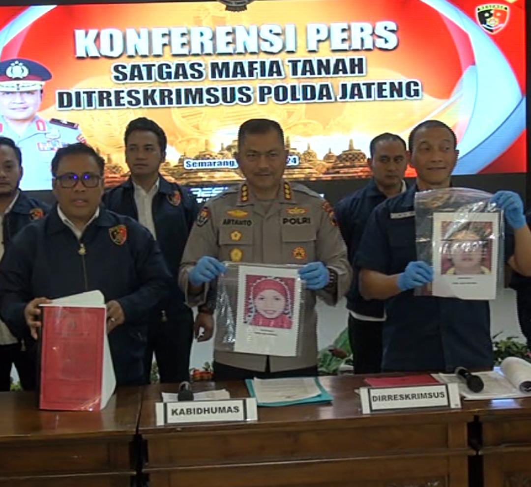 Ditreskrimsus Polda Jateng Tangkap Tiga Orang Mafia Tanah Asal Semarang