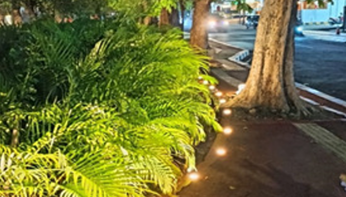 Percantik Kampung Kali Semarang, DPU Tambah Penerangan dan Lampu Sorot Pedestrian dan Taman