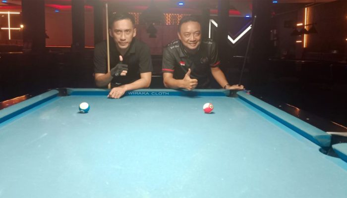 Hermansyah Bakri Sumbang Medali Perak Pertama Tim Siwo PWI Jateng di Cabor Billiard Porwanas XIV Banjarmasin