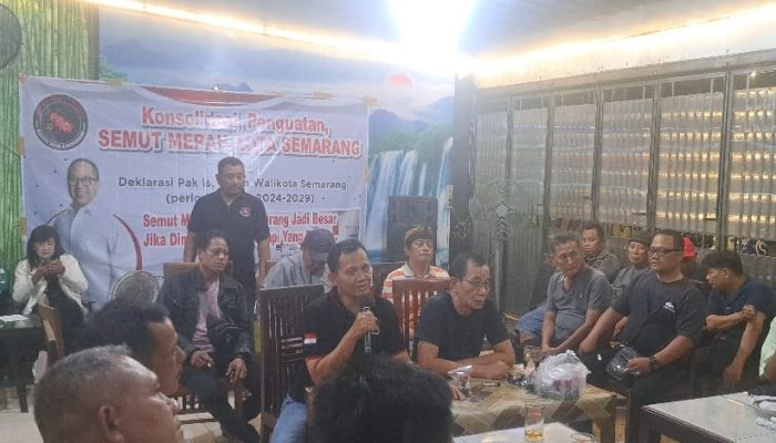 Iswar Aminuddin Kembali Mendapat Dukungan Menjadi Walikota Semarang, Kali Ini dari Semut Merah