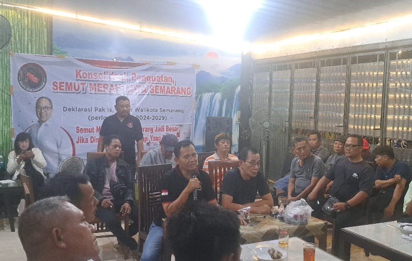 Iswar Aminuddin kembali mendapat dukungan menjadi Walikota Semarang, Kali Ini dari Semut Merah