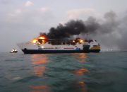 KM Kirana I Terbakar, KSOP Kelas I Tanjung Emas Pastikan Alur Pelayaran Tidak Terganggu