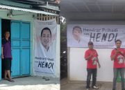 Relawan Gotong Royong Pasang Ribuan Spanduk dan Baliho Hendi di Jawa Tengah