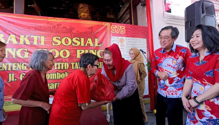 Mbak Ita Apresiasi Bakti Sosial Klenteng Tay Kak Sie dalam Perayaan King Hoo Ping 2024