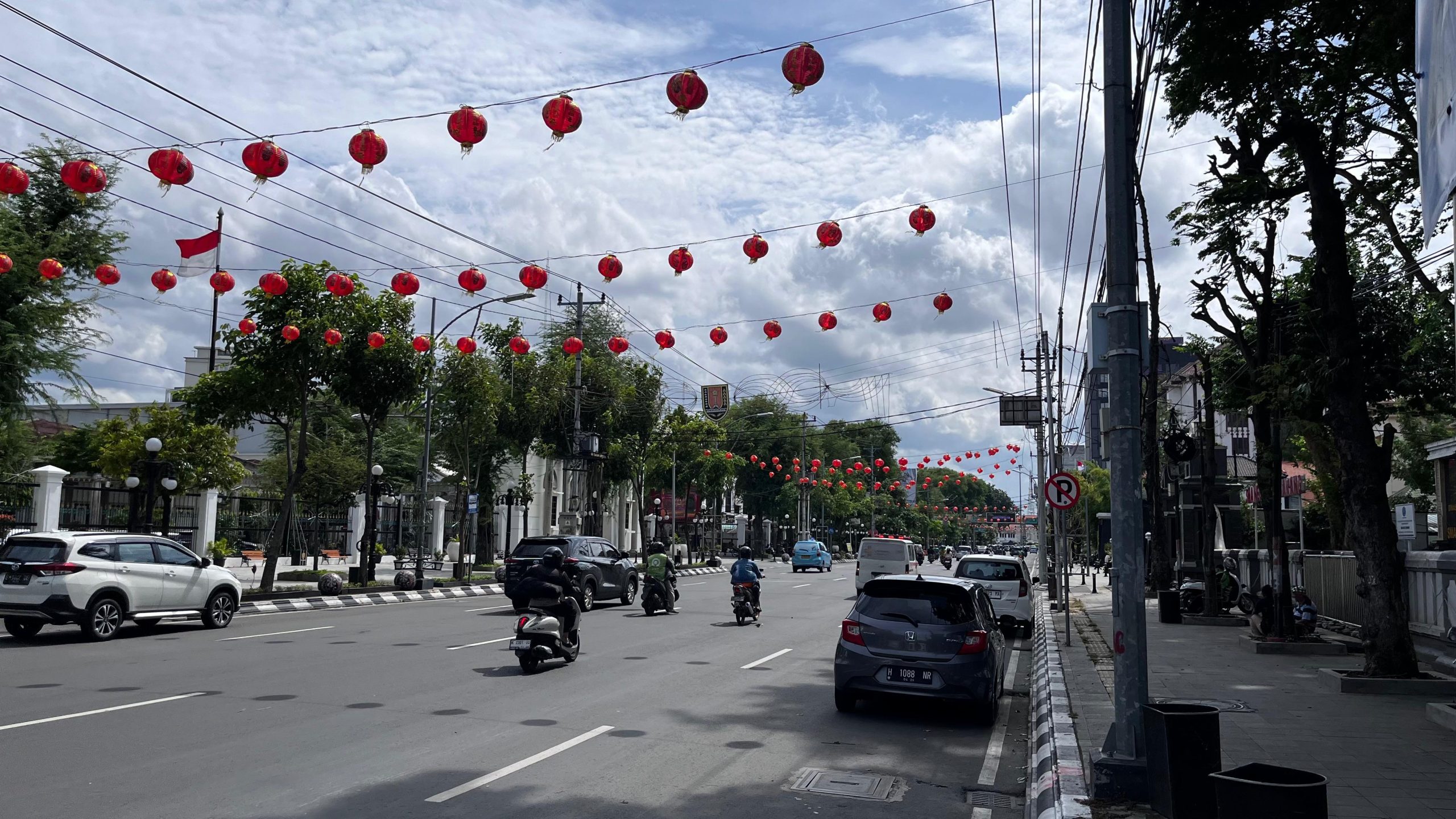 Jelang Imlek, Kota Semarang Bertabur Lampion