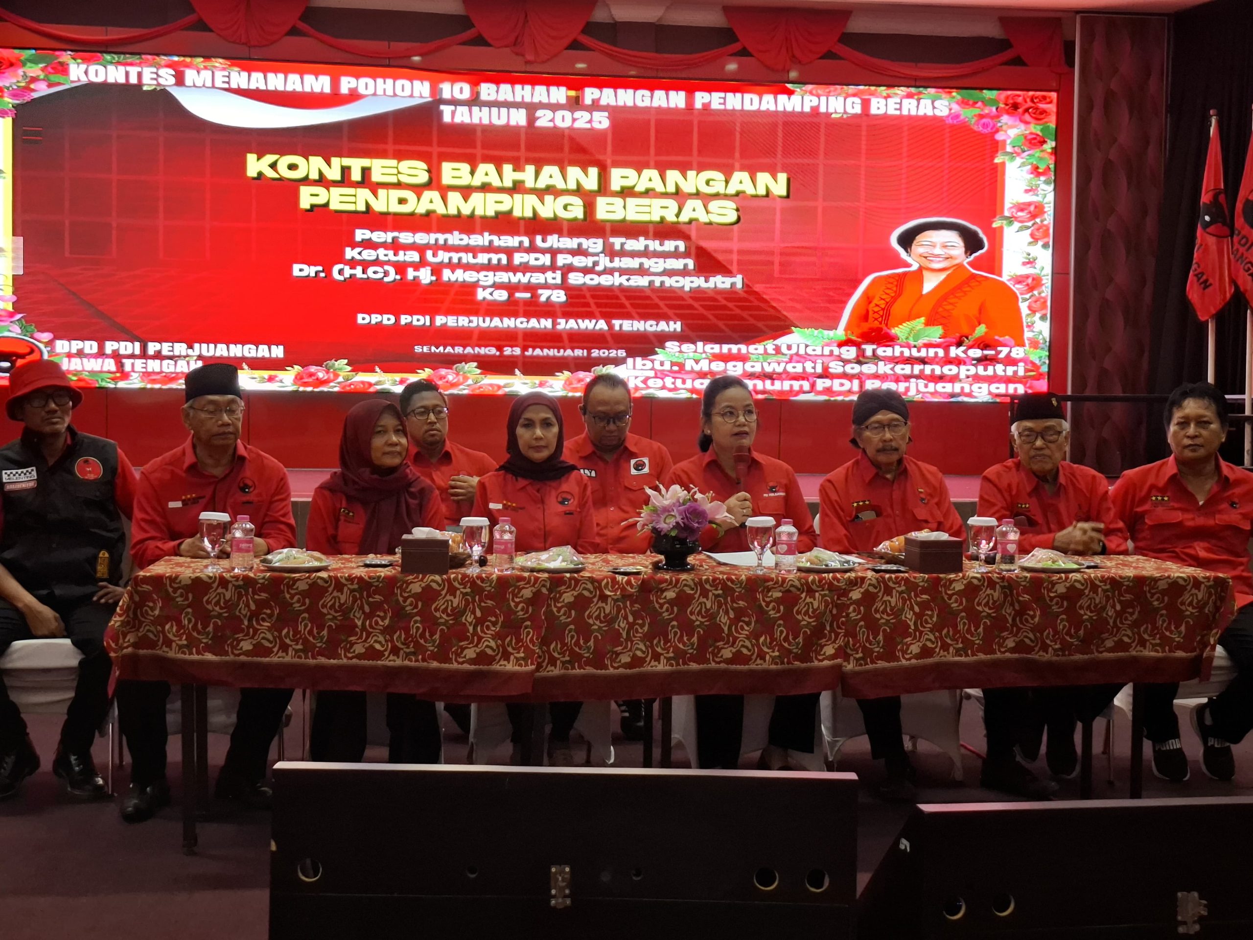 PDI Perjuangan Satu-satunya Partai yang Peduli Budidaya Bahan Makanan Pendamping Beras
