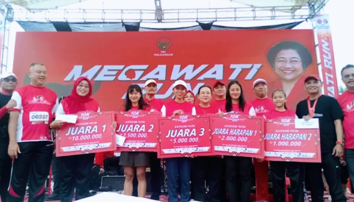 Megawati Run Sukses Digelar di Semarang, Berikut Data Juara Kategori 5K dan 10K