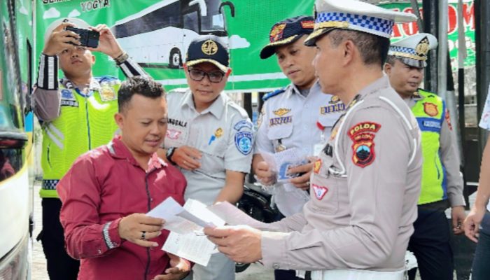 Satgas OKC 2025 Polda Jateng Lakukan Pengecekan Kendaraan dan Periksa Kesehatan Pengemudi