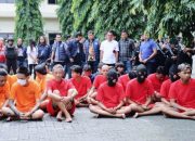 Berantas Penyakit Masyarakat Jelang Ramadan, Polrestabes Semarang Paparkan Hasil Ratusan Botol Miras dan Narkoba