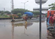 Semua Pompa On, Genangan di Kaligawe Berangsur Surut