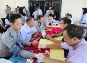 Lapas Kelas I Semarang Ikuti Kegiatan Donor Darah Untuk Sambut Hari Bakti Pemasyarakatan Ke-61