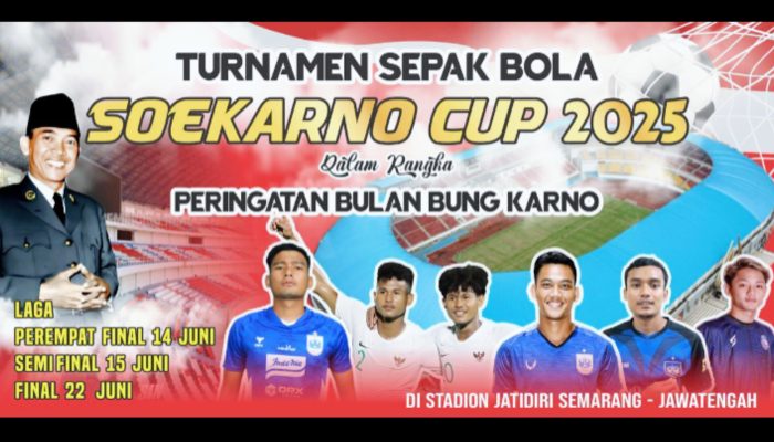 36 Tim Dari Kabupaten/Kota se-Jateng Akan Meriahkan Turnamen Sepak Bola Soekarno Cup 2025