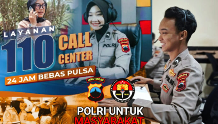 Butuh Layanan Kepolisian Segera? Polda Jateng Persilahkan Masyarakat Manfaatkan Layanan 110