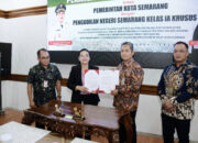 Perkuat Sinergitas, Wali Kota Semarang Lakukan Penandatanganan Nota Kesepakatan dengan Pengadilan Negeri Semarang Kelas IA