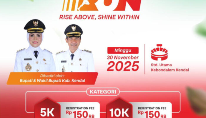 Kabar Gembira Bagi Para Runners! Pemkab Kendal Akan Menggelar “Kendal Berdikari Fun Run 2025 di Bulan November