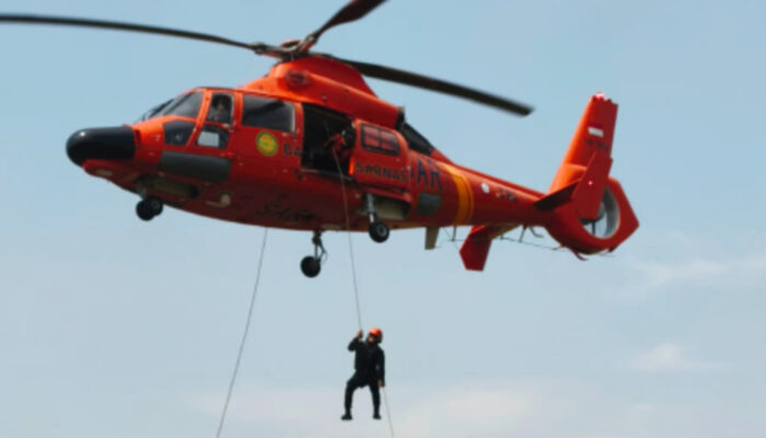 104 Personil Gabungan Basarnas Ikut Latihan Heli Rescuer
