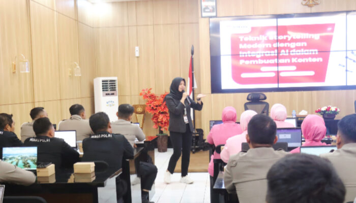 Polres Purbalingga Gelar Pelatihan Storytelling Modern Berbasis AI