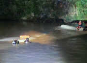 Mandi Dengan Cara Terjun Dari Atas Jembatan, Dua Remaja Hilang di Sungai Gung Tegal