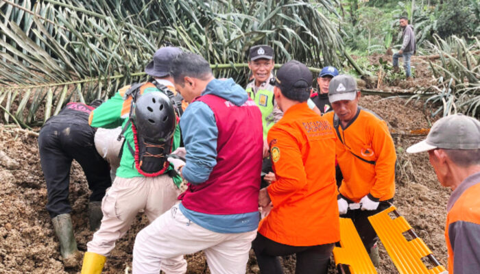 Dua Korban Meninggal Dunia Tanah Longsor di Banjarnegara Berhasil Dievakuasi Oleh Tim SAR Gabungan