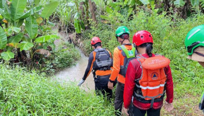 Terjatuh Saat Bermain Sepeda, Tim SAR Lakukan Pencarian Seorang Anak Umur 5 Tahun yang Hanyut di Sungai Perak Kudus