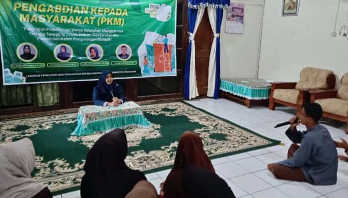 Tim PkM USM Beri Pemahaman Hukum Kepada Warga Desa Manggarmas Dalam Pengurangan Sampah