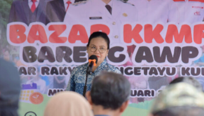 Perkuat Ekonomi Kerakyatan, Wali Kota Semarang Hadiri Pembukaan Bazar KKMP Pasar Rakyat Bangetayu Kulon