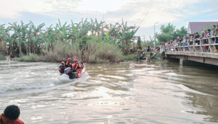 Dua Pelajar Tenggelam di Sungai Tegowanu, Operasi Pencarian Dikerahkan