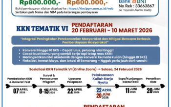 Universitas Semarang Buka Pendaftaran KKN Tematik VI, Mahasiswa Bisa Konversi Hingga 10 SKS