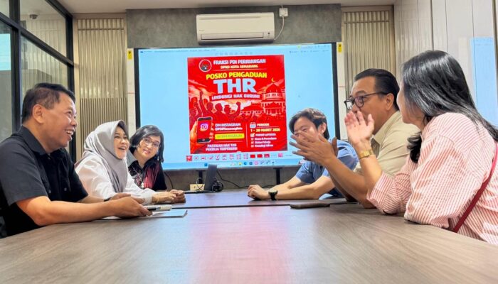 PDI Perjuangan Kota Semarang Buka Posko Aduan THR dan Siap Kawal Hak Pekerja