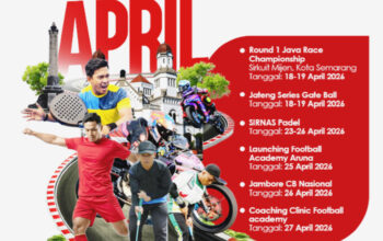 Bulan April 2026, Semarang Dipenuhi Agenda Olahraga Berskala Nasional