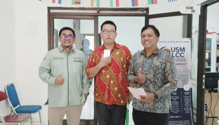 Perkuat Kolaborasi Global, USM LCC Gandeng PT Enle Indonesia Tech