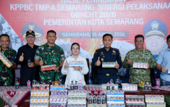 Bersama Bea Cukai, Pemkot Semarang Musnahkan Jutaan Rokok Ilegal dan Ribuan Minuman Beralkohol