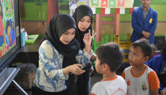 Mahasiswa USM Ajak Anak Usia Dini Terapkan Pola Hidup Sehat