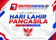 Repronews.id Ucapkan Selamat Hari Lahir Pancasila 1 Juni 1945 – 1 Juni 2026, Teguhkan Semangat Persatuan Bangsa