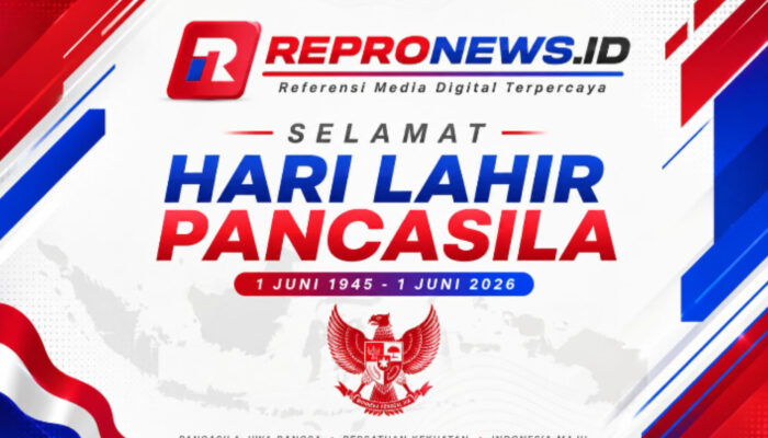 Repronews.id Ucapkan Selamat Hari Lahir Pancasila 1 Juni 1945 – 1 Juni 2026, Teguhkan Semangat Persatuan Bangsa