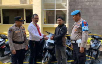 Polrestabes Semarang Kembalikan Motor Korban Curanmor, Wujud Nyata Pelayanan dan Komitmen Mengembalikan Hak Masyarakat