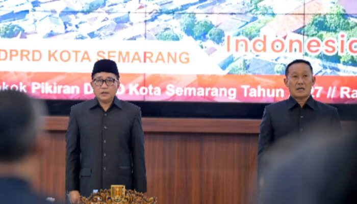 Terima Pokok Pikiran DPRD, Pemkot Semarang Tekankan Harmonisasi Program Pembangunan Bermanfaat Bagi Masyarakat