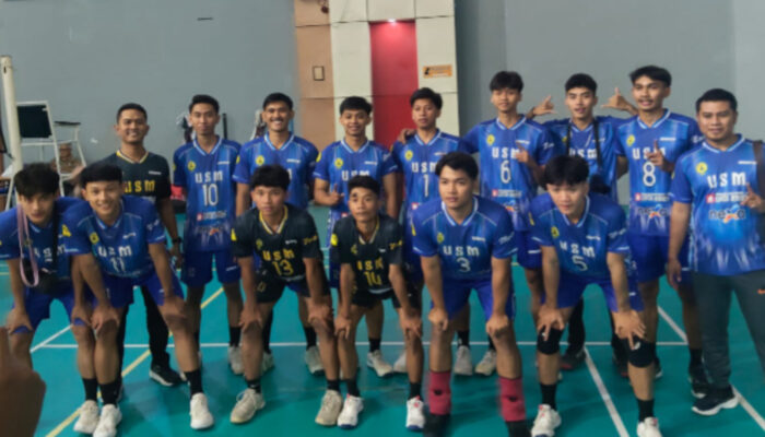 Invitasi Mahasiswa 2026, Tim Voli USM Awali Turnamen dengan Dua Kemenangan