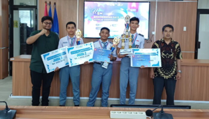 USM Gelar AutoCAD Competition Vol.4, Siswa SMKN 2 Purwodadi Borong Juara