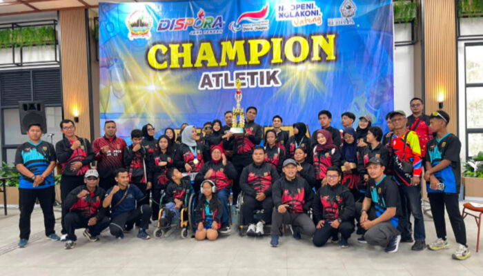 Prestasi Atlet Disabilitas Bersinar, Semarang Rebut Juara Umum Peparpeda Jateng 2026