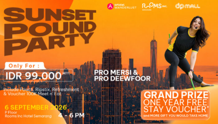 Road to Anniversary ke-9, Rooms Inc Semarang Padukan Olahraga, Musik dan Hiburan