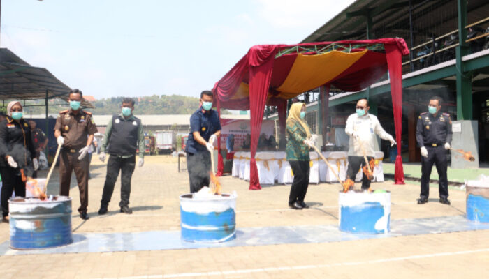 1,1 Kg Narkotika hingga 12.064 Obat Keras Dimusnahkan Kejari Kota Semarang
