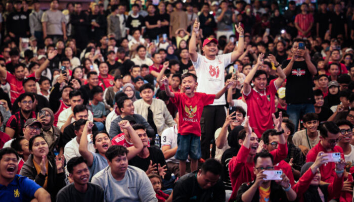Timnas Indonesia Taklukkan Singapura 2-0 di FIFA ASEAN Cup 2026, Ribuan Warga Larut dalam Euforia Nobar di Gubernuran