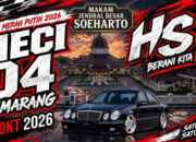 Jalur Merah Putih 2026, Deretan Mercedes-Benz NECI 04 Akan Melaju ke Astana Giribangun
