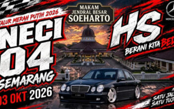 Jalur Merah Putih 2026, Deretan Mercedes-Benz NECI 04 Akan Melaju ke Astana Giribangun