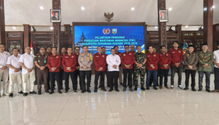 Pengurus PWI Kabupaten Semarang Periode 2026–2029 Resmi Dilantik