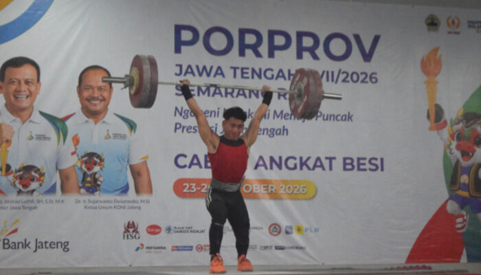 Nicholas Destyan Prayuda Raih Emas Angkat Besi Porprov Jateng 2026, Semarang Tambah Medali